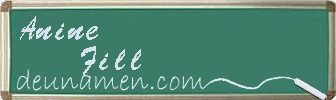 Anine Fill Visitenkarte